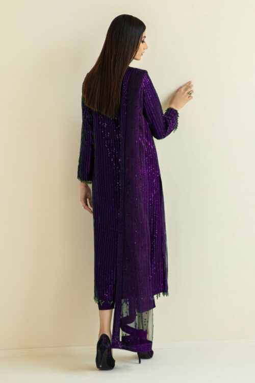 Semi Pure Chiffon Dress Front Design